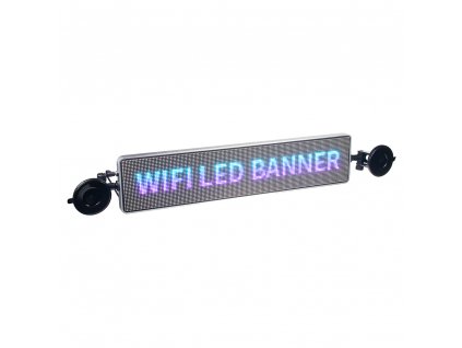 Wifi LED banner – plnobarevný displej s vysokým jasem 49,5 cm x 11 cm - LED-banner1