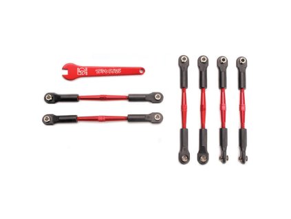 Traxxas ojnička stavitelná hliníková 58/61mm červená (4+2) - TRA5539X
