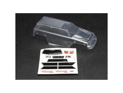 Traxxas karosérie čirá, samolepky: Summit 1:16 - TRA7211