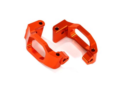 Traxxas závěs těhlice hliníkový oranžový (pár) - TRA8932A
