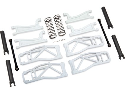 Traxxas sada závěsu kol bílá (pro WideMaxx) - TRA8995A