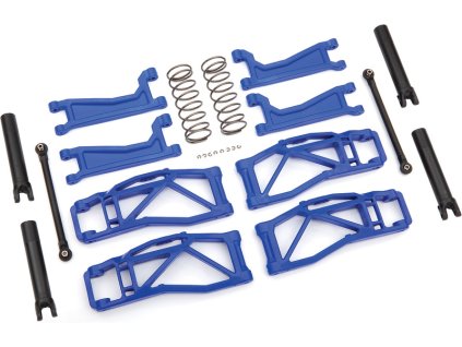 Traxxas sada závěsu kol modrá (pro WideMaxx) - TRA8995X