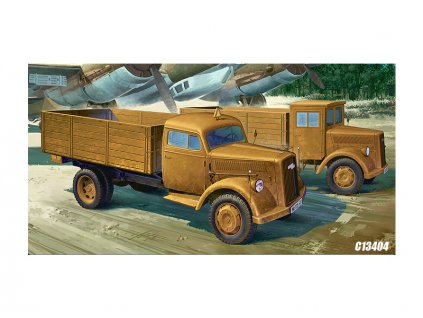 Academy German Cargo Truck E/L (1:72) - AC-13404