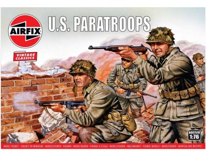 Airfix figurky - WWII US výsadkáři (1:76) (Vintage) - AF-A00751V