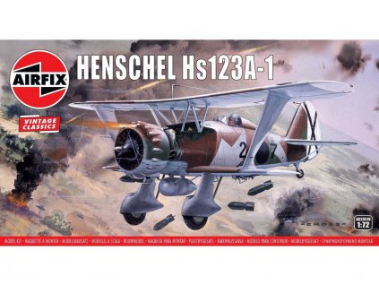 Airfix Henschel Hs123A-1 (1:72) (vintage) - AF-A02051V