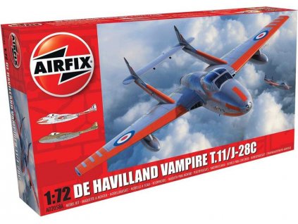 Airfix deHavilland Vampire T.11 / J-28C (1:72) - AF-A02058A