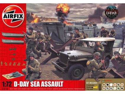 Airfix D-Day Sea Assault 75. výročí (1:72) (Giftset) - AF-A50156A