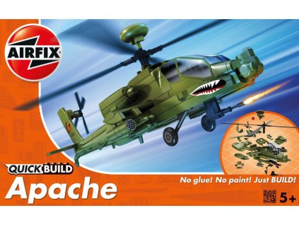 Airfix Quick Build vrtulník Boeing Apache - AF-J6004