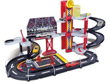 Bburago Ferrari patrové garáže s výtahem a depem - BB18-30197