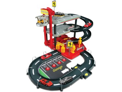 Bburago Ferrari patrová garáž s benzinkou - BB18-31204