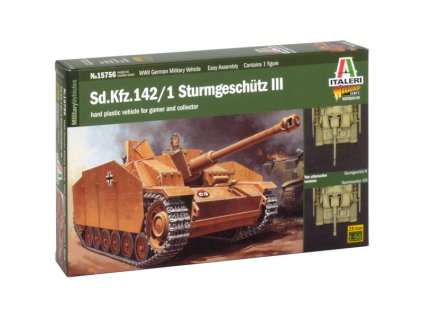 Italeri Wargames - Sd. Kfz. 142/1 Sturmgeschütz III (1:56) - IT-15756