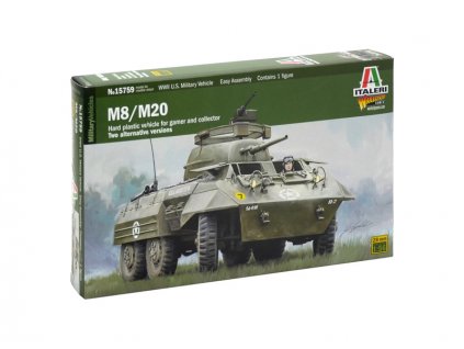 Italeri Wargames - tank M8 / M20 (1:56) - IT-15759