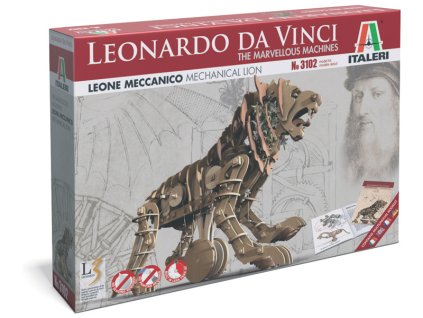 Italeri Leonardo Da Vinci - MECHANICAL LION (31.5cm) - IT-3102