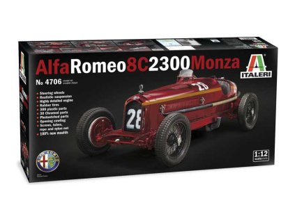 Italeri Alfa Romeo 8C 2300 Monza (1:12) - IT-4706