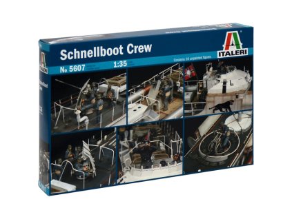 Italeri figurky - SCHNELLBOOT CREW (1:35) - IT-5607