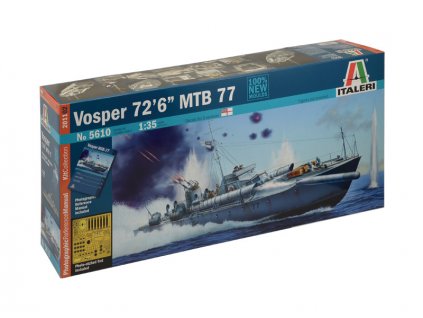 Italeri loď VOSPER 726 MTB 77 (1:35) - IT-5610