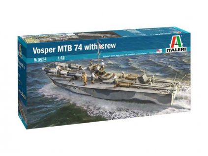 Italeri Vosper MTB 74 s posádkou (1:35) - IT-5624
