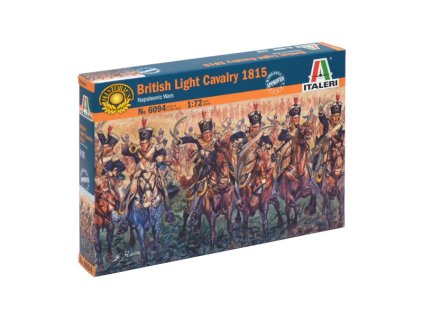 Italeri figurky - NAPOLEONIC WARS - BRITISH LIGHT CAVALRY 1815 (1:72) - IT-6094