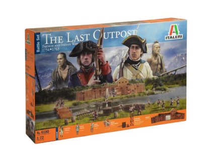 Italeri diorama francozsko-indiánká válka Last Outpost 1754-1763 (1:72) - IT-6180