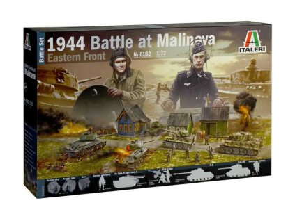 Italeri diorama - bitva u Malinavy 1944 (1:72) - IT-6182