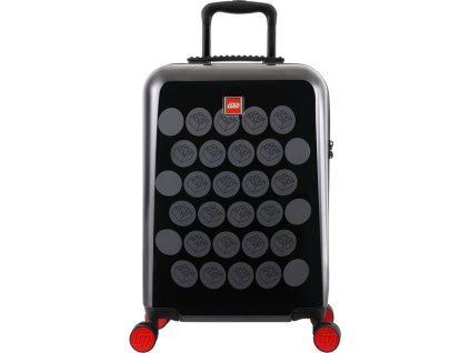 LEGO Luggage Cestovní kufr Brick Dots 20" - černý/šedý - LEGO20161-1974