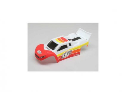 Losi karosérie červená/bílá: Mini-T 2.0 BL - LOS210017