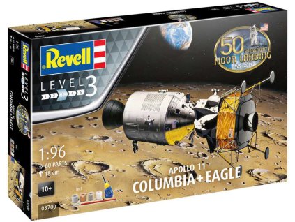 Revell Apollo 11 - Columbia a Eagle (1:96) (Giftset) - RVL03700