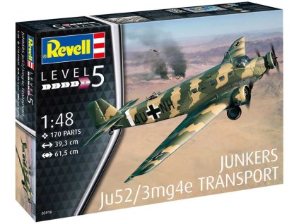 Revell Junkers Ju52/3m Transport (1:48) - RVL03918
