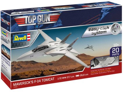 Revell EasyClick Maverick's F-14 Tomcat Top Gun (1:72) (sada) - RVL64966