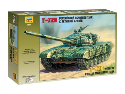 Zvezda tank T-72B ERA (1:35) - ZV-3551