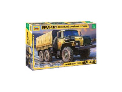 Zvezda ruské obrněné vozidlo Ural-4320 (1:35) - ZV-3654