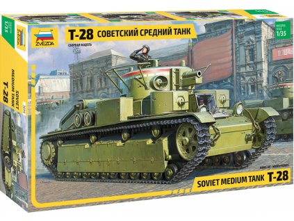 Zvezda tank T-28 (1:35) - ZV-3694