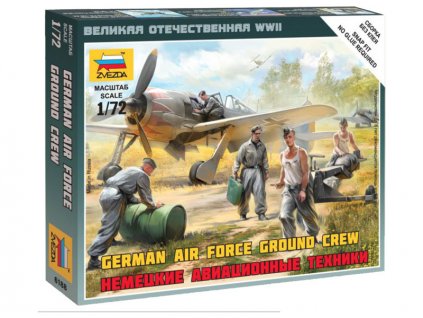 Zvezda figurky German airforce ground crew (1:72) - ZV-6188