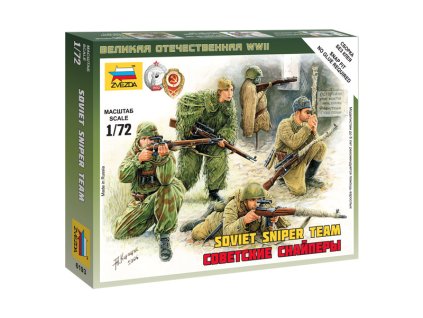 Zvezda figurky - sovětští odstřelovači (1:72) - ZV-6193