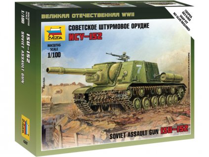 Zvezda Snap Kit - ISU-152 (1:100) - ZV-6207