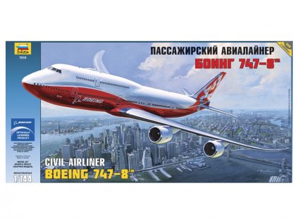 Zvezda Boeing 747-8 (1:144) - ZV-7010
