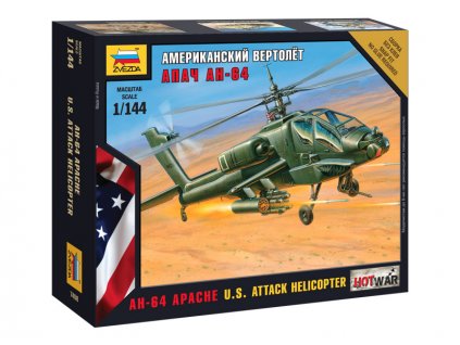 Zvezda Snap Kit - Hughs AH-64 Apache (1:144) - ZV-7408