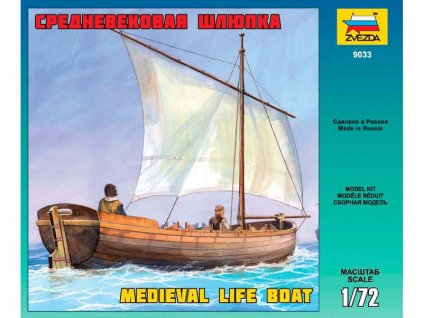 Zvezda Medieval Life Boat (1:72) - ZV-9033
