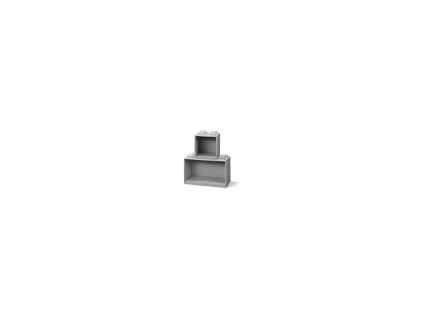 LEGO Brick závěsné police šedé, set 2ks - LEGO41171740