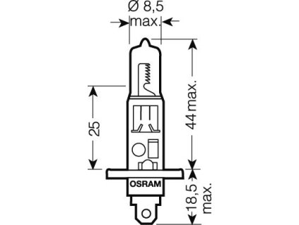 OSRAM 24V H1 70W standard (1ks) - OS64155