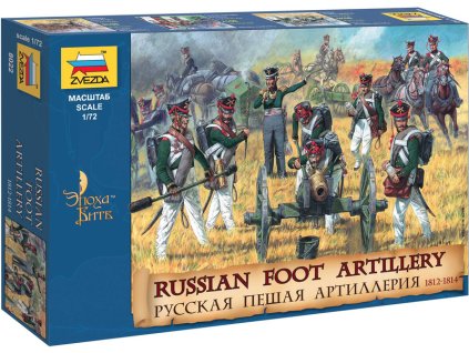 Zvezda figurky Russian Foot Artillery 1812-1814 (1:72) - ZV-8022