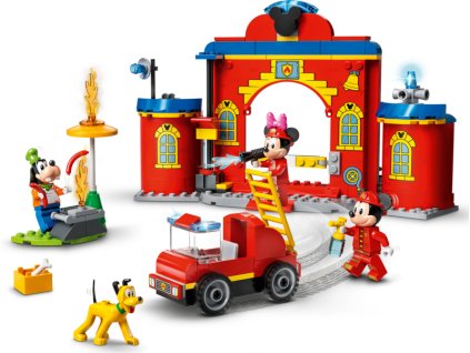 LEGO DUPLO - Hasičská stanice a auto Mickeyho a přátel - LEGO10776