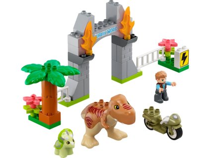 LEGO DUPLO - T-Rex a Triceratops na útěku - LEGO10939