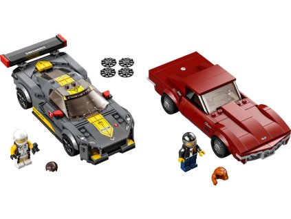 LEGO Speed Champions - Chevrolet Corvette C8.R a 1968 Chevrolet Corvette - LEGO76903