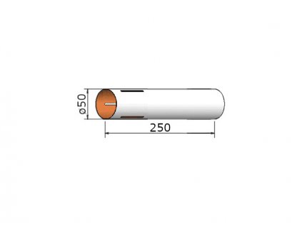 Klima Papírová trubka 50x250mm 3-drážky - KL-205025003