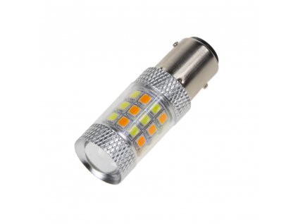 LED BAY15d (dvouvlákno) dual color, 12V, 42LED/2835SMD - 95192