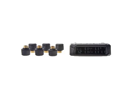TPMS kontrola tlaku v pneumatice 6 externích čidel / solární napájení - tpms-x6