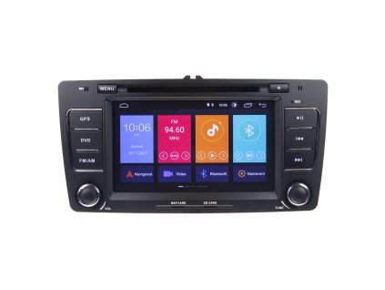 Autorádio pro Škoda Octavia II s 7" LCD, Android 10.0, WI-FI, GPS, Mirror link, Bluetooth, 3x USB - 80892A