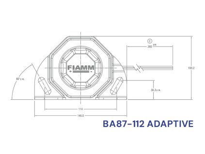 FIAMM kompresor profi fanfáry MC4 FD 24V + maznice kompresoru - 923177