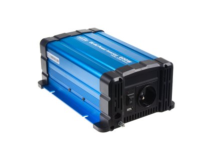 Sinusový měnič napětí z 24/230V, 600W / dálkové ovládání s displejem - 35psw624DR